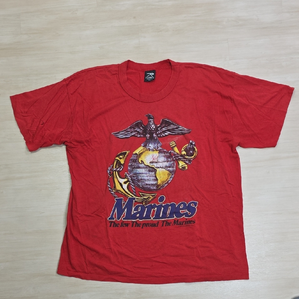 1993 US Marines Shirt Single Stitch USMC USA Few Proud Size XXL